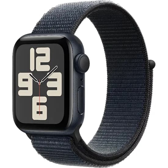 Apple Watch Se 2ª Geração (2024) Caixa de Alumínio Em Midnight Pulseira Esportiva Em Loop Midnight Al Ink 44 MM MXEP3LL/A