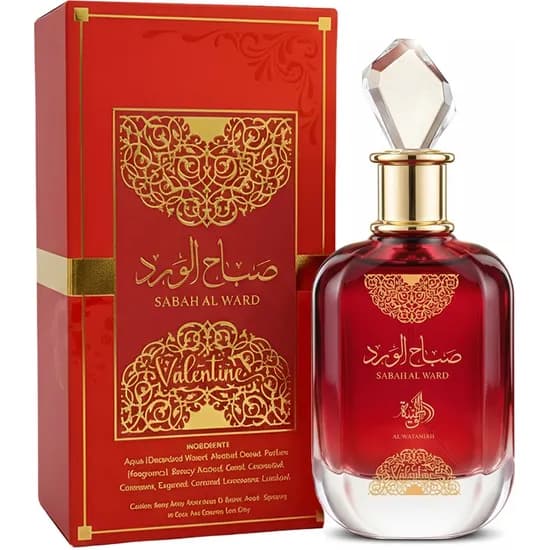 Perfume Al Wataniah Sabah Al Ward Valentine Edp Feminino 100ML