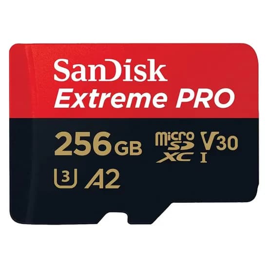 Cartão de Memória Micro SD Sandisk Extreme Pro 256GB 140MBS - SDSQXCD-256G-GN6MA