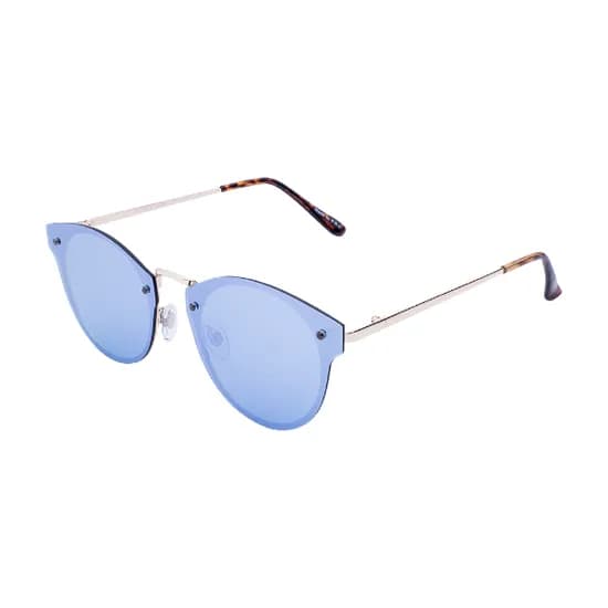 Óculos de Sol Feminino Daniel Klein Trendy DK4177 C3 - Azul e Dourado