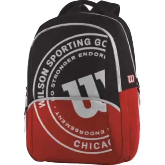 Wilson 65011059BL Mochila Negro c/ Rojo