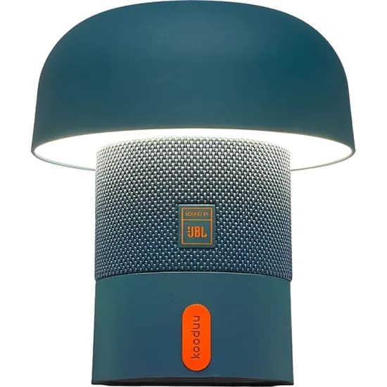 Lâmpada LED com Speaker JBL Kooduu Sensa Mini Play Bluetooth - Deep Aquamarine