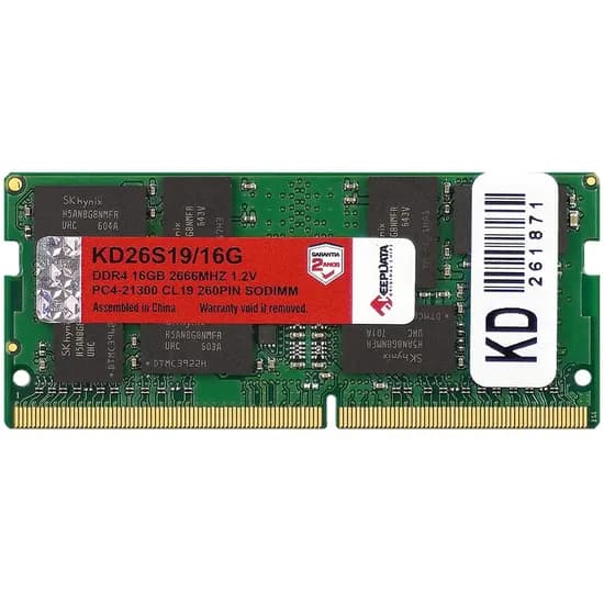 Memória Ram Keepdata KD26S19/16G - 16GB - DDR4 - 2666MHZ - para Notebook