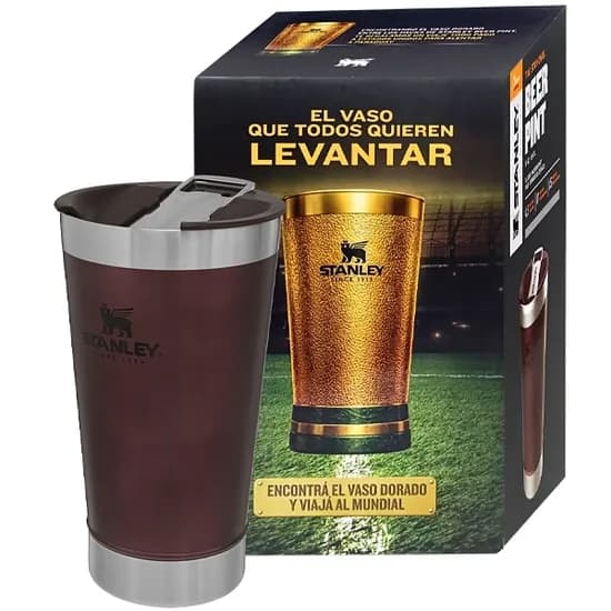 Copo Térmico Stanley Classic Stay Chill Beer Pint de 473 ML - Vinho (Mundial)
