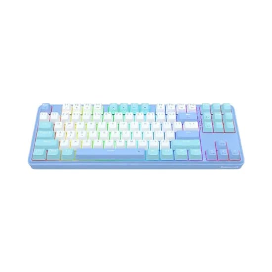 Redragon Teclado K707WBB-RGB Star Blade Ingles Celeste