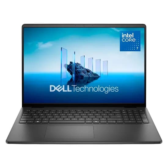 Notebook Dell 16 AMD Ryzen 7-250 32GB Ram 2TB SSD Tela 16" Full HD Touch Windows 11 Inglês Preto - LDC16255-A063