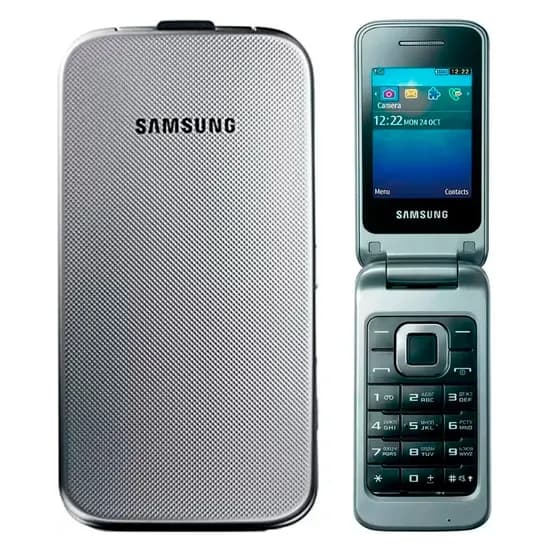 Celular Samsung Flip GT-C3520 Dual Sim Tela 2.4" - Prata