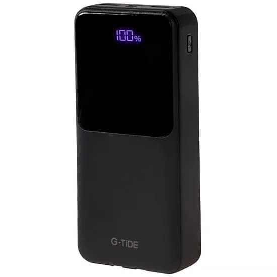Carregador Portátil G-Tide EASY2 20.000 Mah Saídas Lightning/USB-C/USB - Preto