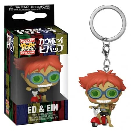 Funko Pop Keychain Cowboy Bebop Edward On Scooter 59469