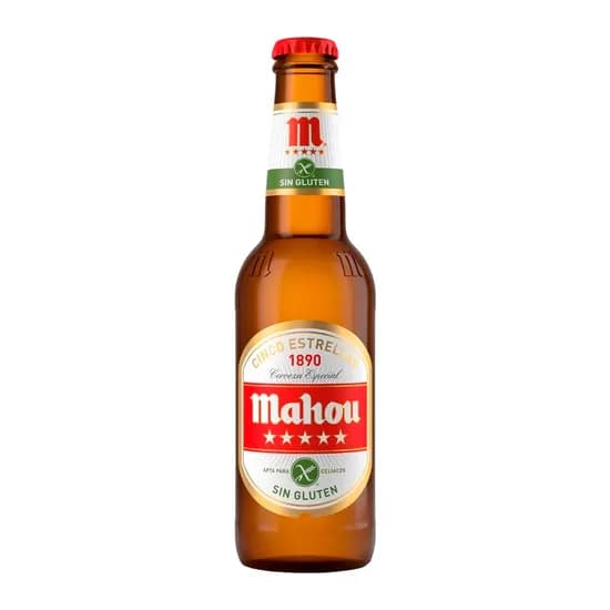 Cerveja Mahou Sem GLúten Long Neck 330ML
