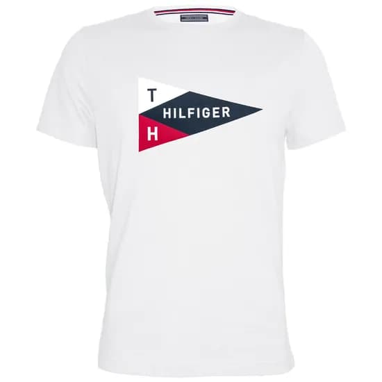 Camiseta Tommy Hilfiger Masculino MW0MW03569-118 XXL Branco