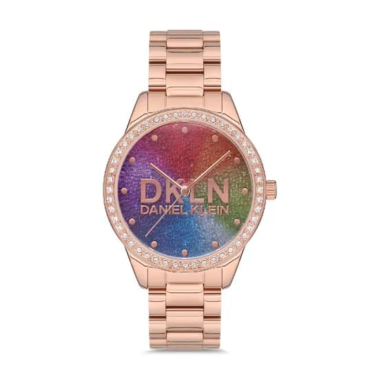 Relógio Analógico Feminino Daniel Klein Premium DK.1.12565-2 - Rosa Ouro
