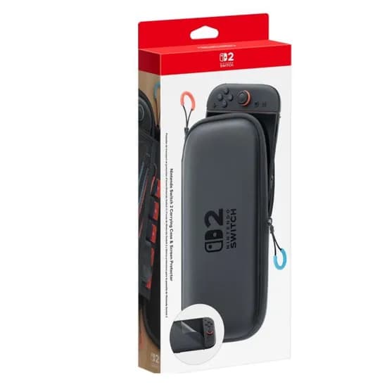 Kit Carrying Case e Película Protetora para Nintendo Switch 2