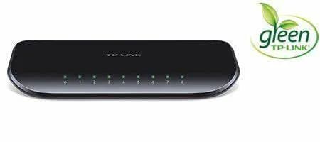 Hub Tplink Switch 08P TL-SG1008D 10/100/1000 (Negro)