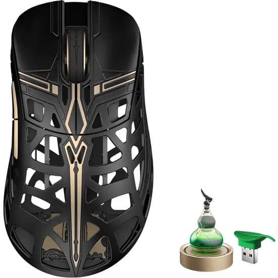 Mouse Gamer Wlmouse The Swords Magnesium Dongle 8K Sem Fio Omron Opticals - Preto