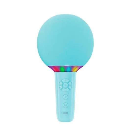 Microfone/Caixa de Som Karaoke Xo BE50 Bluetooth/7W/1200MAH - Azul