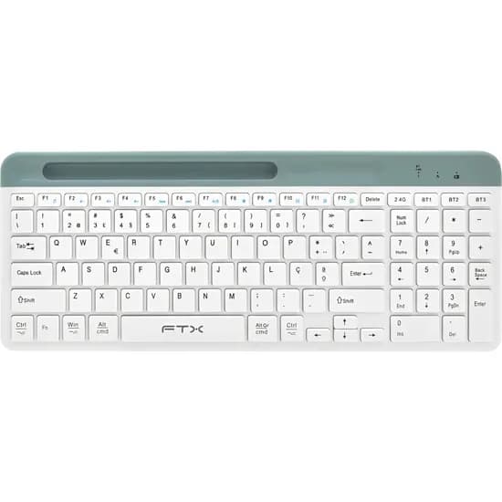 Teclado FTX FTXB105 Sem Fio - Branco (Português)