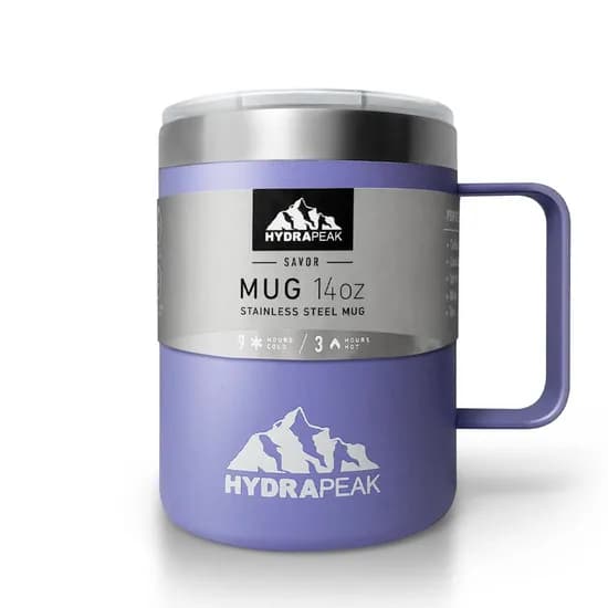 Caneca Térmica Hydrapeak HP-MUG-14-Lilac 400ML - Lila