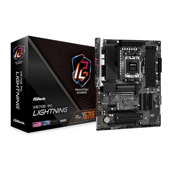 Placa Mãe AM5 Asrock X670E PG Lightning DDR5/HDMI/DP/