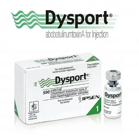 Dysport Toxina Botulínica, Clostridium Botulinum Type A – 500 Units /Vial – Ipsen Botox