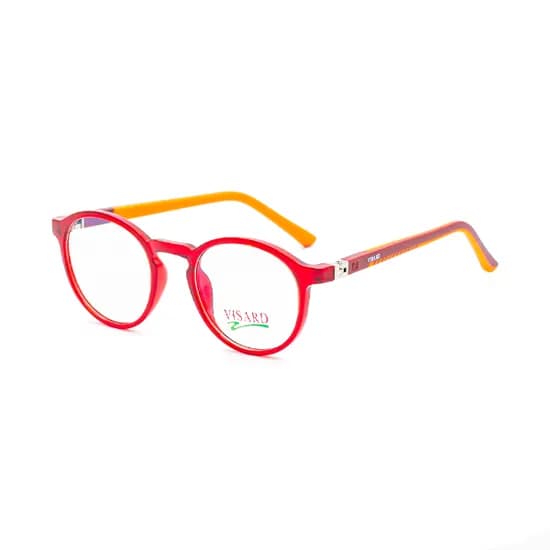 Armação para Óculos de Grau Visard 18153 C9 Tam. 44-19-128MM - Amarelo/Vermelho