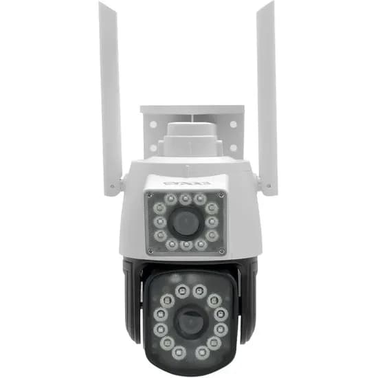 Câmera IP Sate A-CAM010D 4MP Dual Lens Wi-Fi 2V - White
