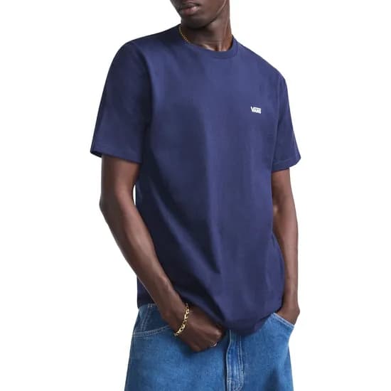 Remera Vans Azul Basica Left Chest Logo