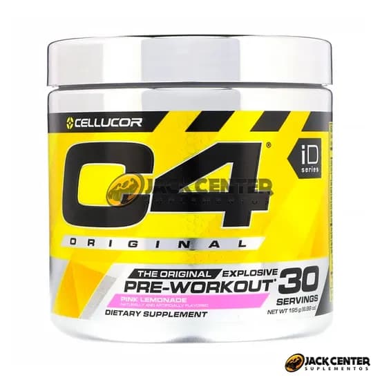 Pré-Treino C4 Original Pink Lemonade 30 Servings 195G Cellucor