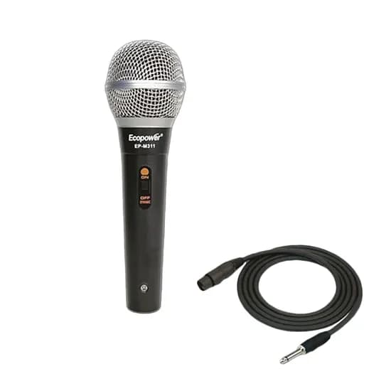 Microfone com Fio Ecopower EP-M311
