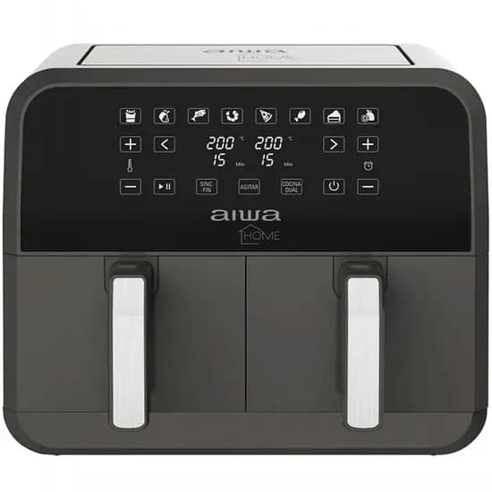 Fritadeira Elétrica Aiwa Home AWFT8003 1.700 Watts 8 Litros 220V ~ 50/60 HZ - Cinza/Prata