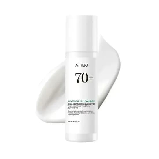 Loção Facial Anua Heartleaf 70+ Hyalu - 200ML