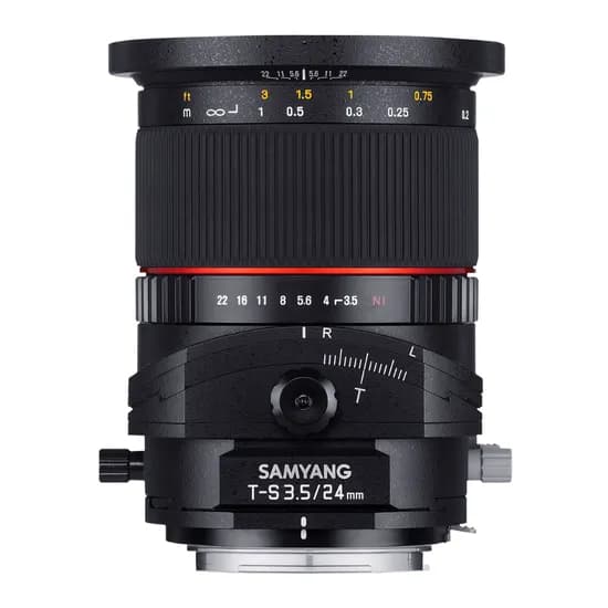 Lente Samyang Nikon MF DSLR 24MM F3.5 Tilt-Shift