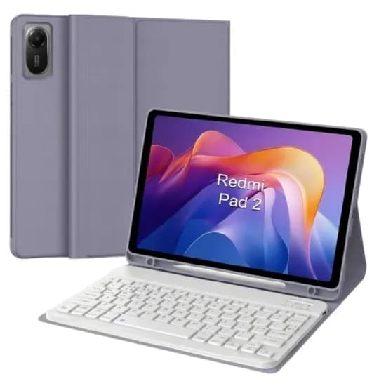 Capa para Xiaomi Redmi Pad 2 Magnética com Teclado Cores Várias
