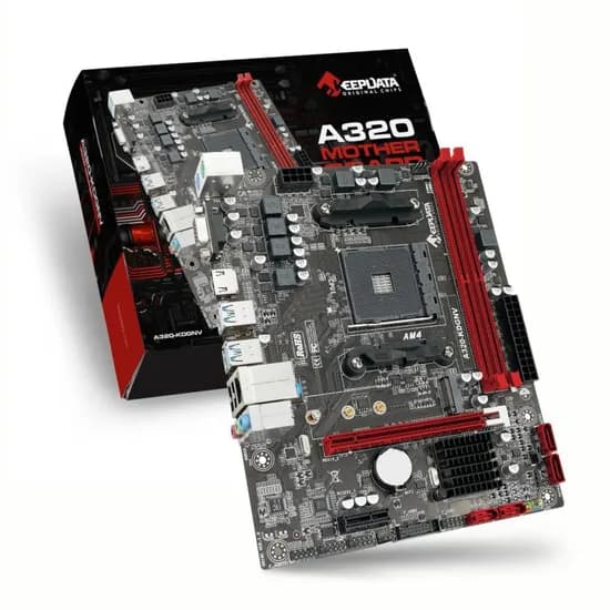Placa Mãe AMD AM4 Keepdata A320-KDGNV DDR4 HDMI Nvme