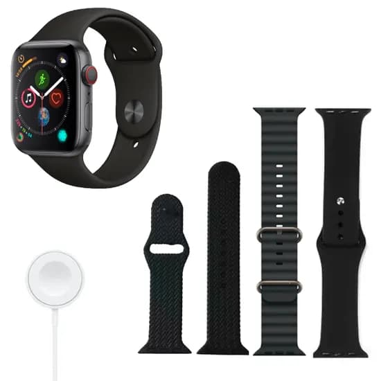 Kit Relogio Smartwatch Ur Ur-X / 2.0" / 3 Em 1 / com Bluetooth / 3 Pulseiras - Preto