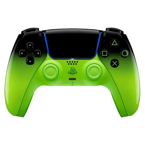 Controle Sony Dualsense Hyperpop Remix Green Wireless para PS5 - Verde e Preto