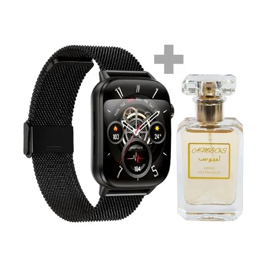 G-Tide Reloj Smart Watch Kit S6 Pro Black + Ambos Perfume