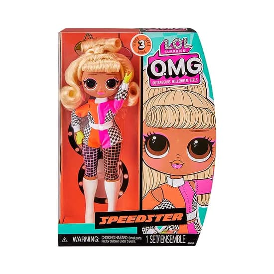 Muñeca L.O.L Surprise O.M.G Fashion Doll Serie 3 Speedster 588580EUC