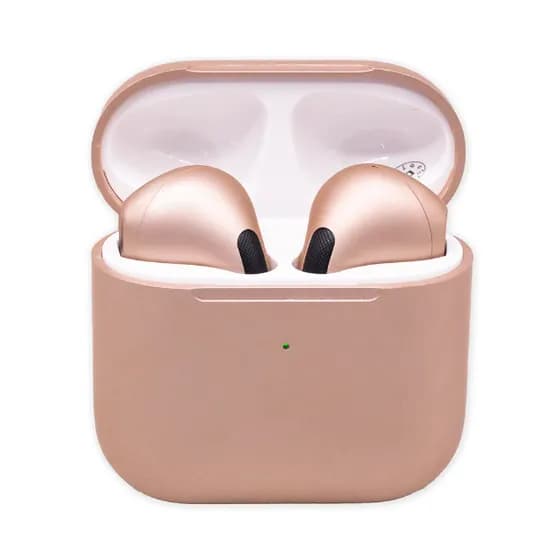 Fone de Ouvido Sem Fio 4 TWS com Bluetooth - Dourado