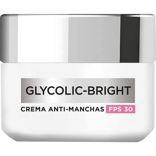 Creme Facial de Dia L’Oréal Paris Glycolic Bright Antimanchas FPS 30 - 50ML