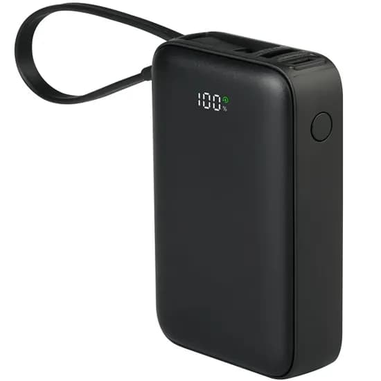 Carregador Portátil Mox MO-PB1020 10.000 Mah 2 Saídas USB e USB-C - Preto