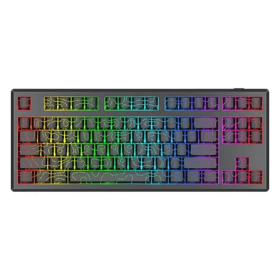 Teclado Gamer Redragon Uranus Pro K737B RGB Sem Fio - Preto
