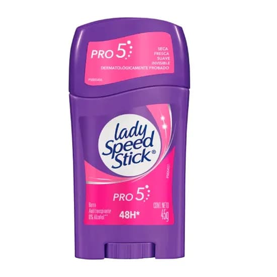Desodorante Feminino Lady Speed Stick Pro 5 Barra 45G
