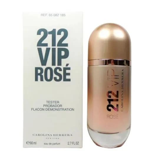 Tester Carolina Herrera 212 Vip Rose Edp 80ML Fem