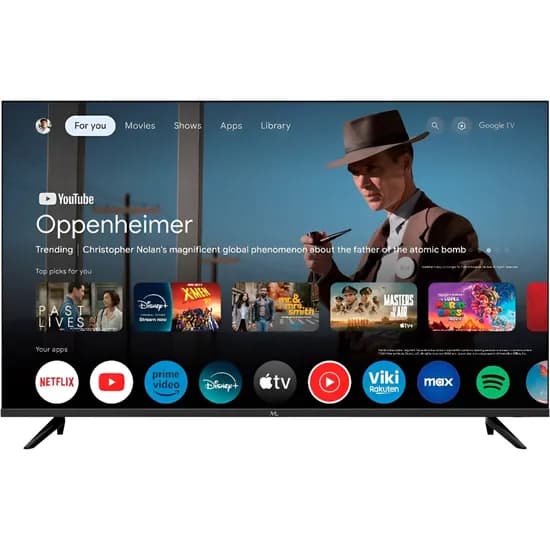 Televisão Smart Qled Mtek MKQ65FSGU 65" 4K Ultra HD Wifi - Preto