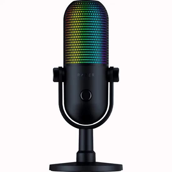 Microfone para Stream Razer Seiren V3 Chroma Supercardióide USB - Preto RZ19-05060100-R3U1