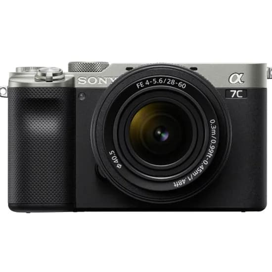 Kit Sony Camera (GB) A7C e-Mount (ILCE-7CL) Fe 28-60MM F4-5.6 - Prata