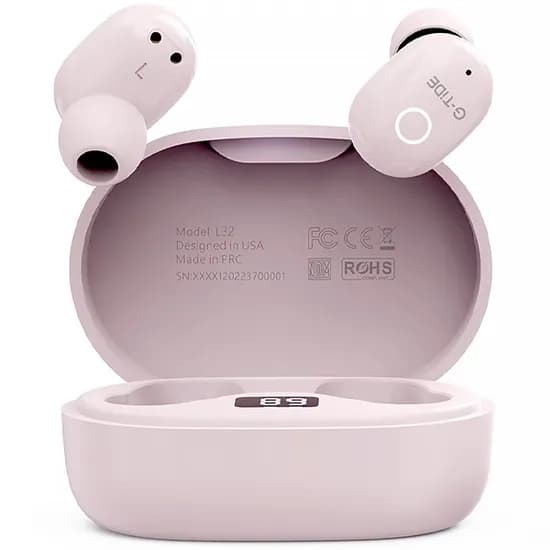 Fone de Ouvido Sem Fio G-Tide L32 com Bluetooth e Microfone - Rosa