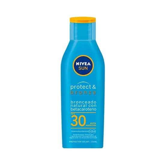 Protector Solar Nivea Sun Protect & Bronze FPS 30 200ML