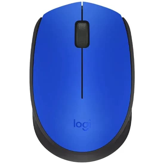 Mouse Sem Fio Logitech M170 Até 1.000 Dpi - Azul/Preto